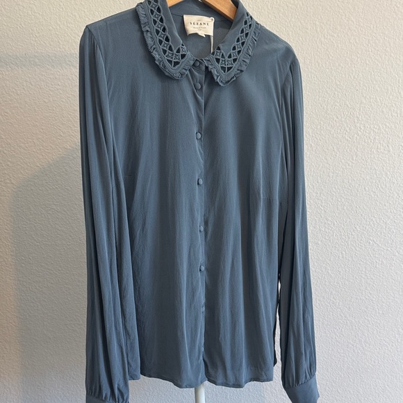 Sezane suzanne silk shirt - Picture 3 of 9